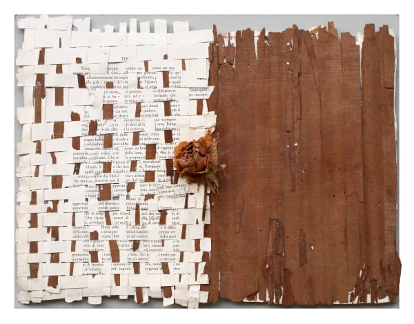 Mirella Bentivoglio, Untitled (Text/textile), 1988