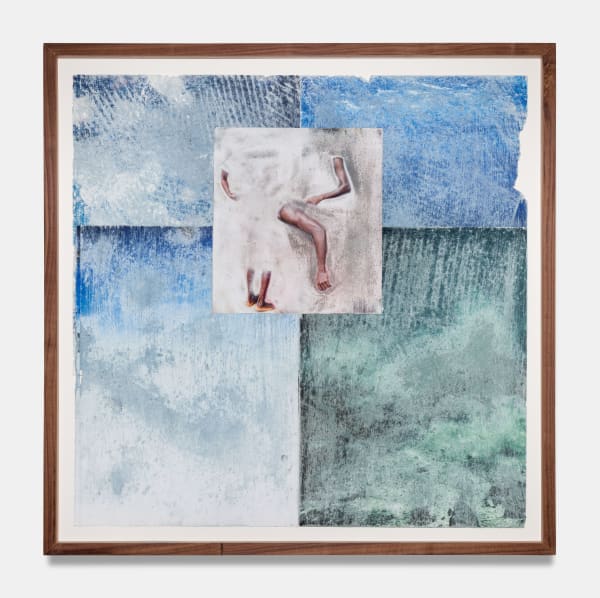 Julien Creuzet, Nos diables rouges, nos dérives commotions, Sa zyé pa wè tchè pa fè mal. (oubli et chemin bleu, ensemble), 2025