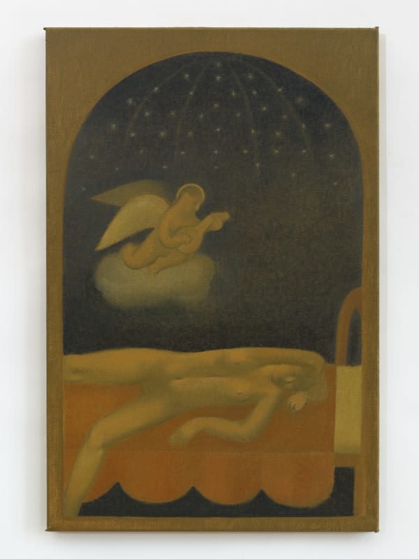 Paula Siebra, Cochilo com anjo tocando alaúde, 2021