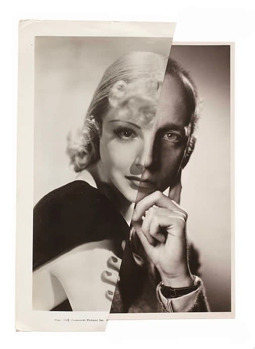 John Stezaker, Touch (Film Portrait Collage) II, 2013