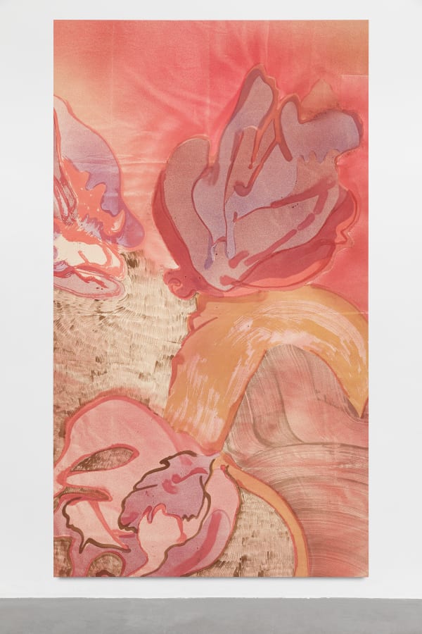 Matthew Lutz-Kinoy, Spring of past and present (Chlorophyll inversion, center), 2021