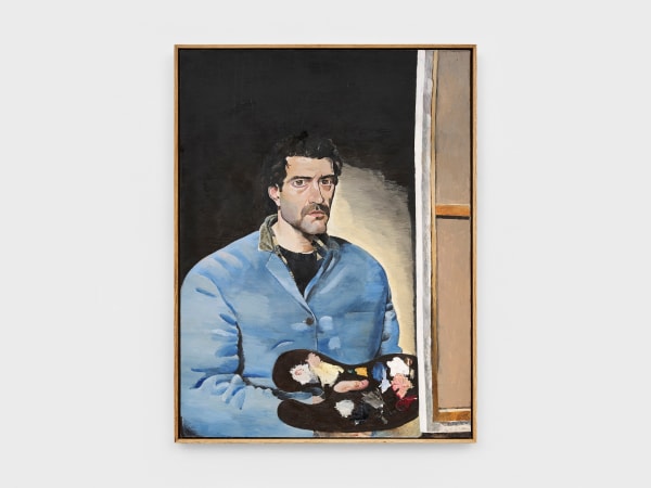 Kent O'Connor, Portrait of the Painter with Palette, 2022