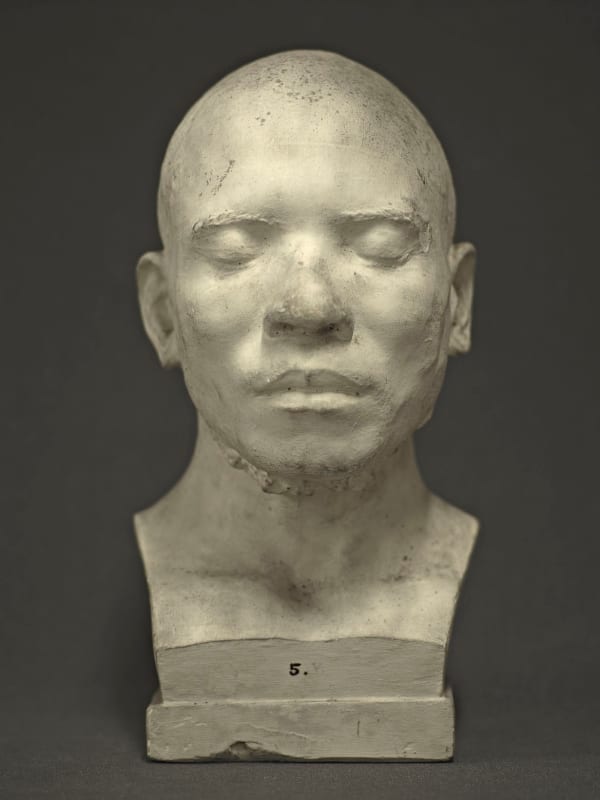 Fiona Pardington, Portrait of a life-cast of Madagasca (plaster cast) (from ‘Ahua: A beautiful hesitation’ series), 2009-2010