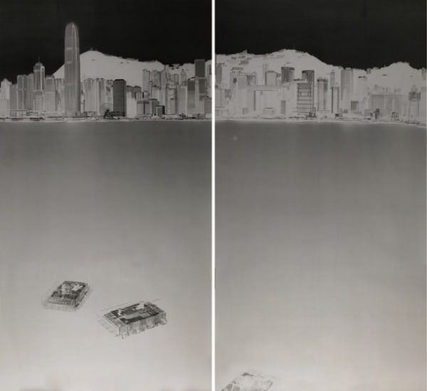 Shi Guorui, Avenue of Stars, HK 4-5 July 2016 (diptych) (SGRHK16), 2016