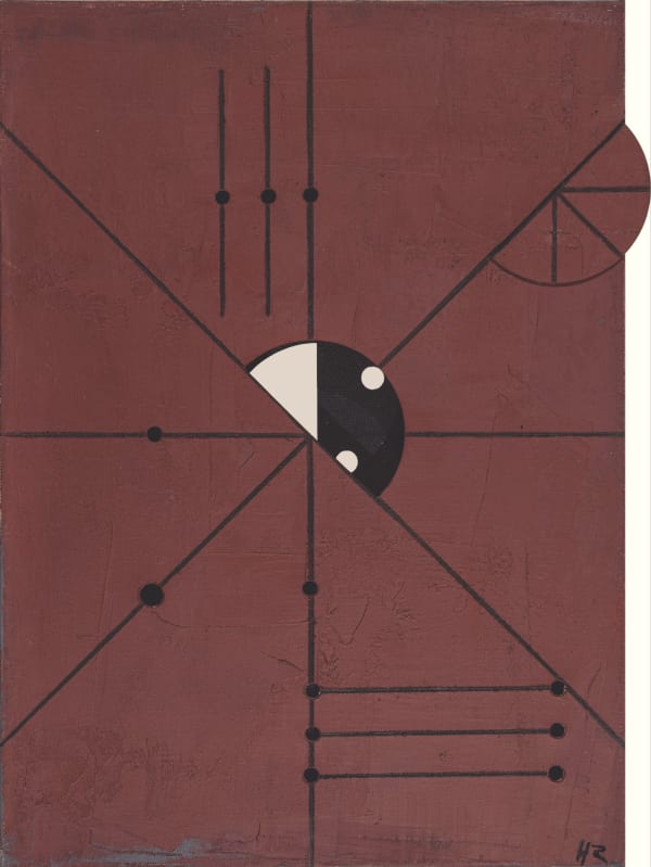 Huang Rui, Absence of Tears - Mysterious Red 眼淚之缺 - 玄红, 2022