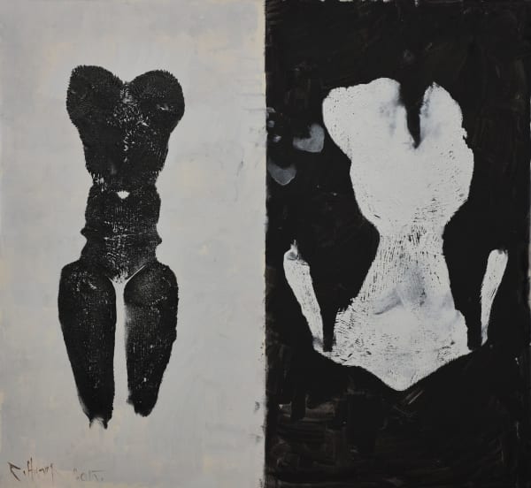 Huang Rui, Black and White Cats No.1, 2015