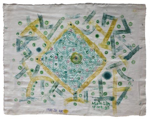 Htein Lin, Map of Rat, 1999