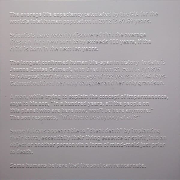 The Propeller Group, THE HISTORY OF THE FUTURE: Notes on Energy Continuums, 2012