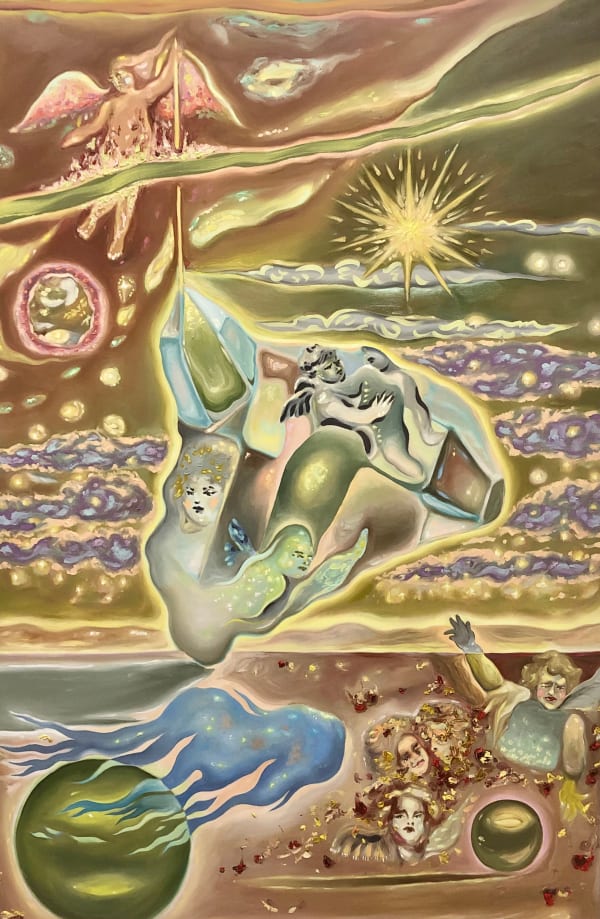 fuchsia Angel Property, 2023 Oil on canvas 142 x 100 cm