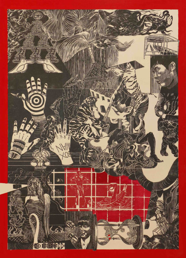 Li Ning, Man in the Box Three, 2019