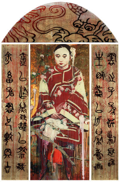 Hung Liu, Temple, 2006