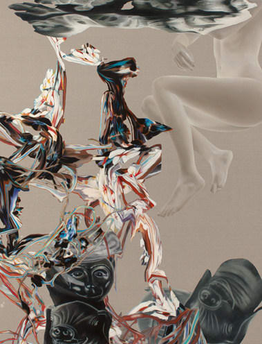 John Young, Mazu, Goddess of the Sea III (A-Ma Swimming Amongst the Pantheon of Idiots), 2012