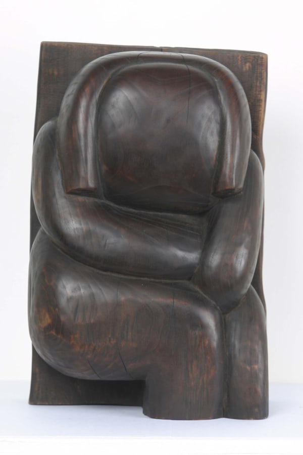 Wang Keping, Femme Contre un Mur, 2001