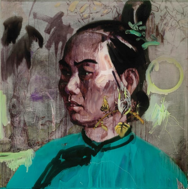 Hung Liu, Blue Blouse, 2006