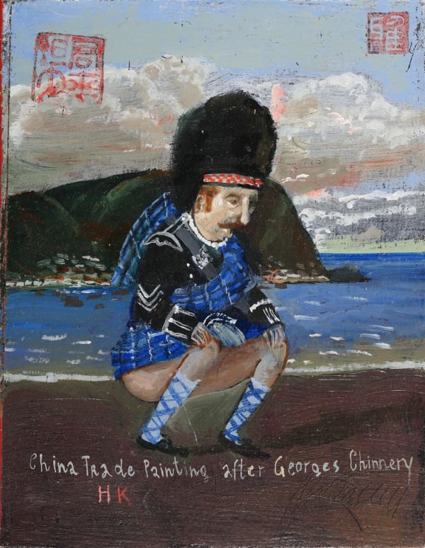 Konstantin Bessmertny, China Trade Painting N. 1 (after Georges Chinnery), 2014