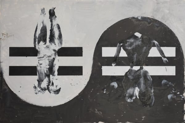 Huang Rui, Black and White Cats No.6, 2015