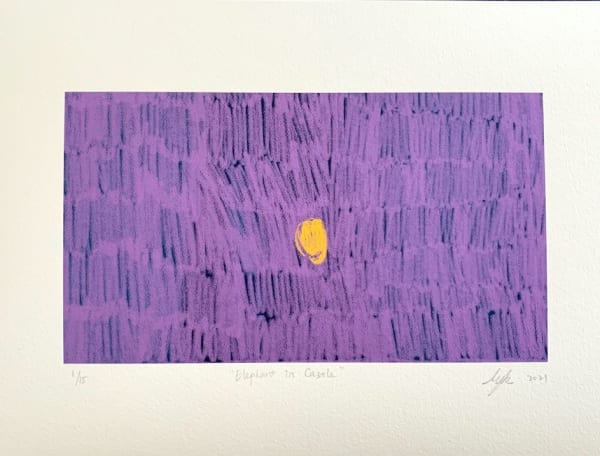 Florence Yuk Ki Lee, Elephant in Castle (Print-009), 2021