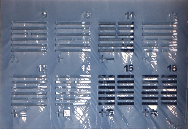 Huang Rui, Dance of I Ching - Blue China 2 (9-16), 2015