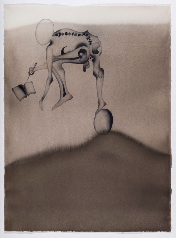 Atul Dodiya, Scribe on the Hill, 2013