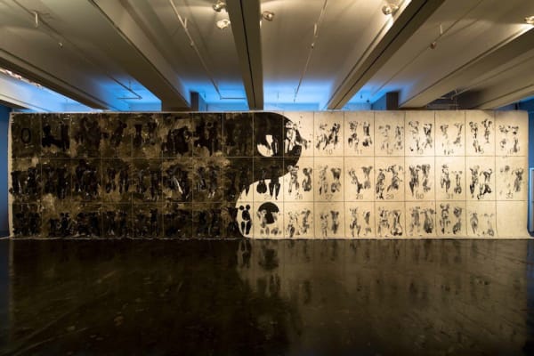 Huang Rui, Black and White Cats 49, Then?, 2014