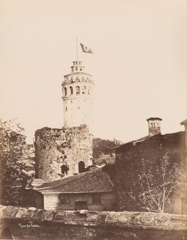 Pascal Sébah, Galata Tower (Tour de Galata)