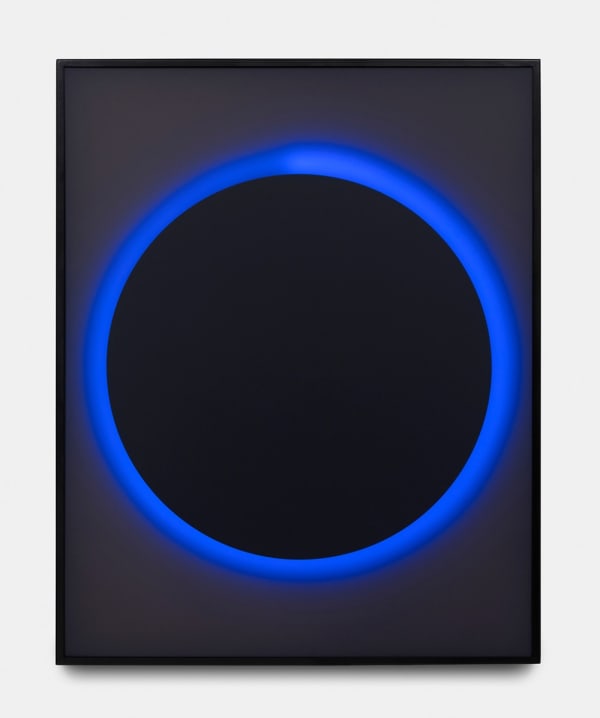 Javier Toro Blum, White-Blue Eclipse, 2024