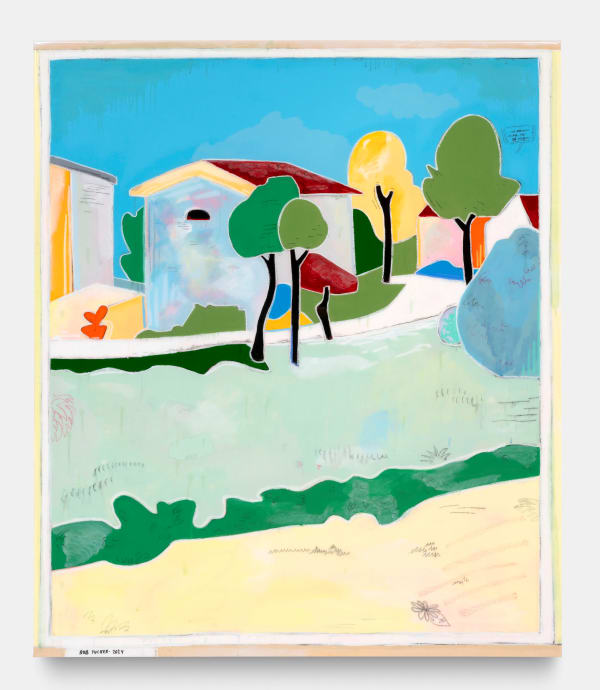 Rob Tucker, The ambiguous village, past the paddock, 2024