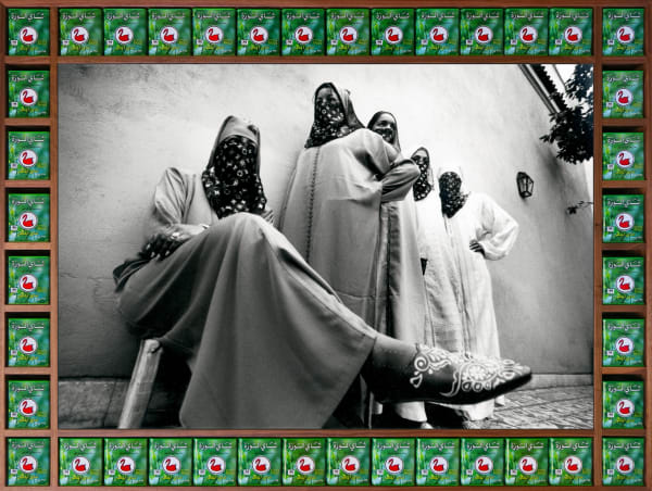 Hassan Hajjaj, Waiting B&W, 2001 / 1422