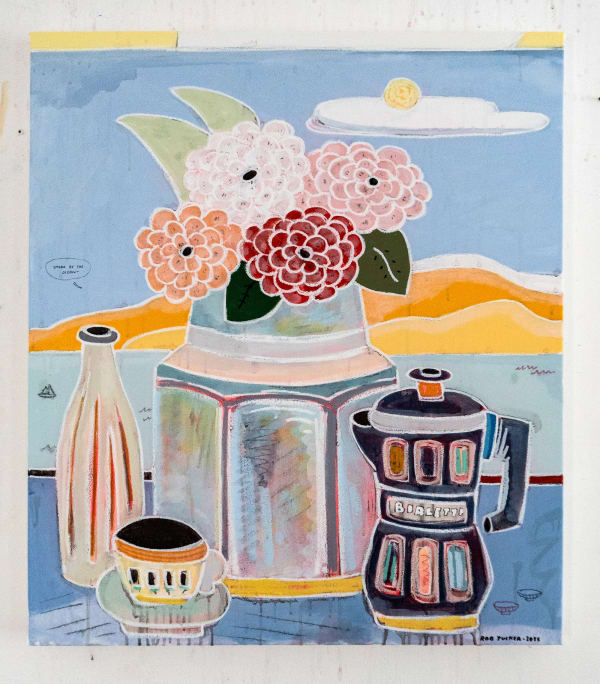 Rob Tucker, Smoko by the Ocean, 2025