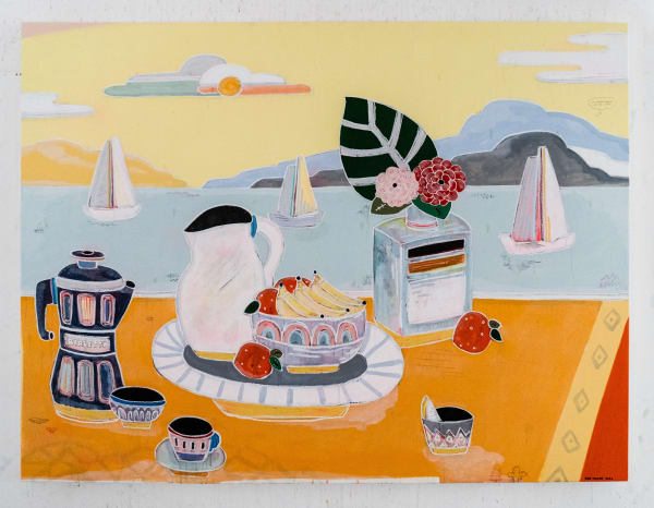 Rob Tucker, One glorious morning by the sea, 2025