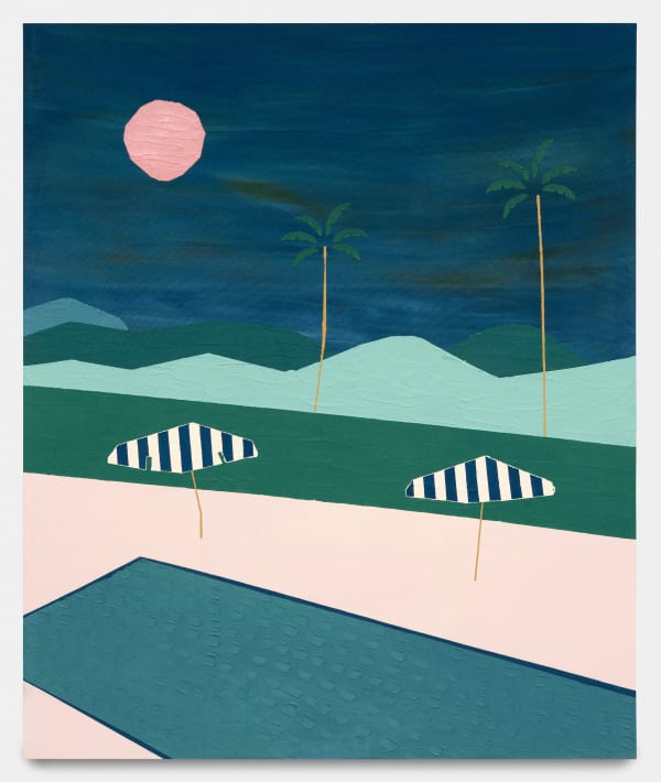 Ben Arpéa, Moon over the pool, 2025
