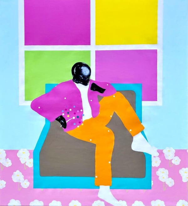 Abe Ogunlende, Living-Room, 2022