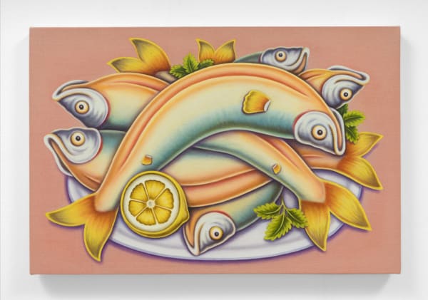 Pedro Pedro, Plate With Fish, 2023