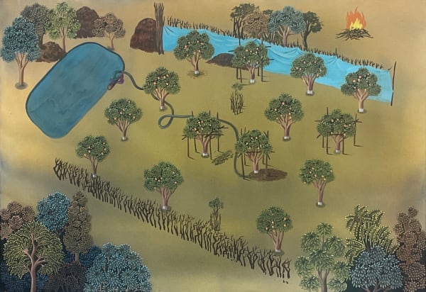 Pavan Kavitkar, Untitled (irrigation of orange farm) , 2026