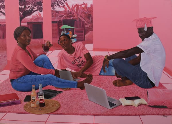 Marcel Tchopwe, Déjeuné à l’aube d’un éveil, 2024