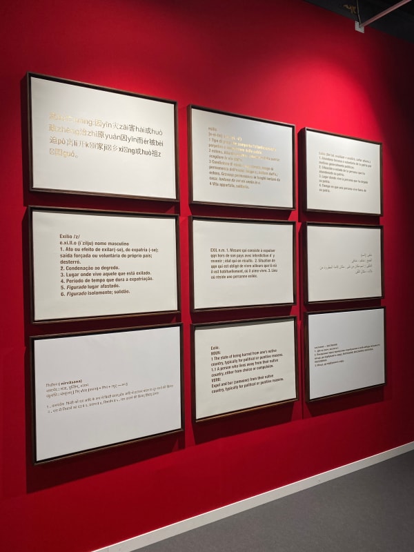 José Ángel Vincench, Exilio, from the series El peso de las palabras, 2019