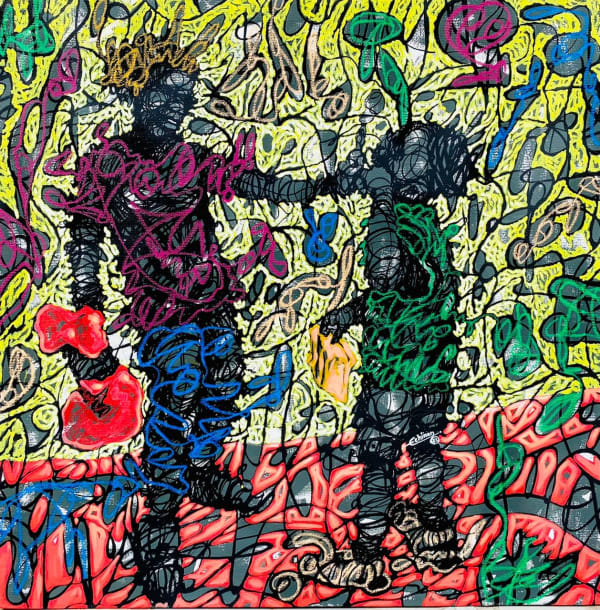 Cedric Tchinan, Dans le jardin 3, 2022