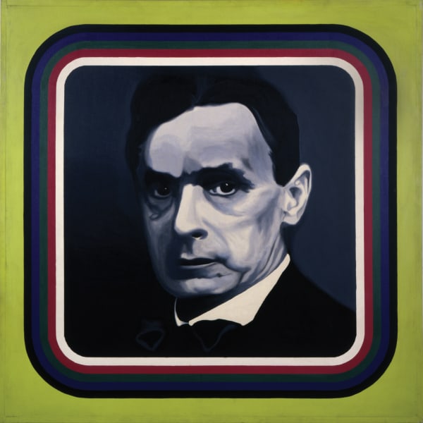 Paul Laffoley, Portrait of Rudolf Steiner, 1965