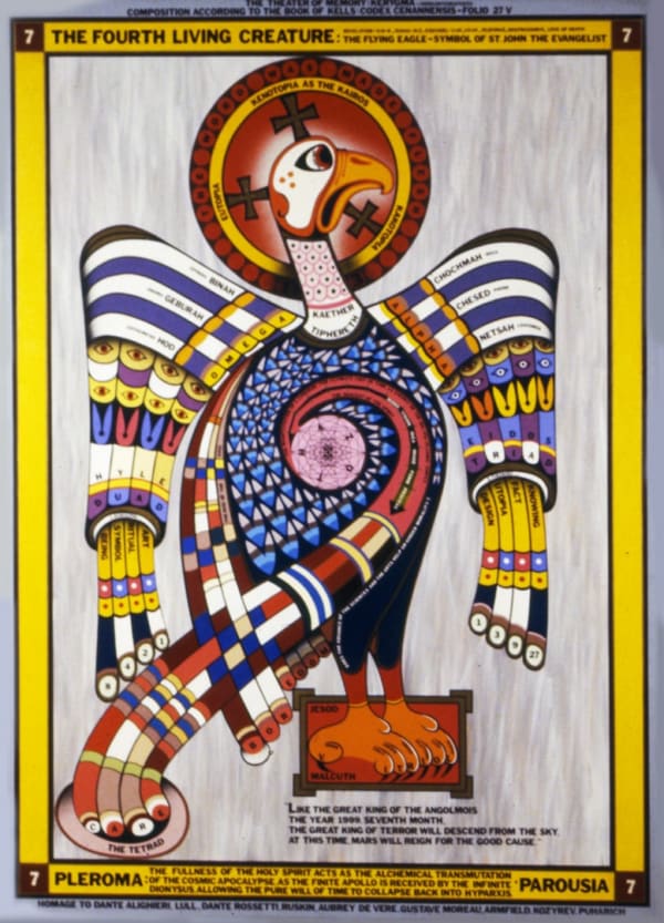 Paul Laffoley, The Fourth Living Creature, 1975