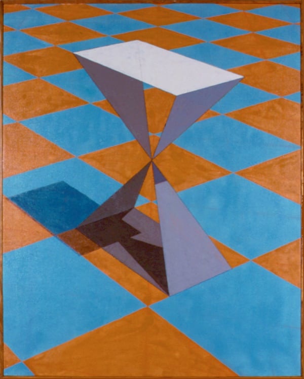 optical painting by Ronald Davis