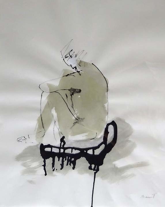 Ann Saint John Hawley, Man on a Chair