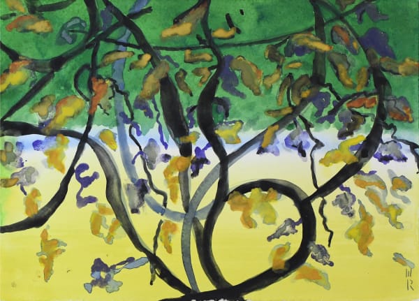 Wesley Rusnell, Untitled (Green and Yellow Horizon)