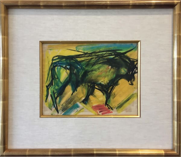 Elaine de Kooning, Untitled Standing Bull, 1958-1959