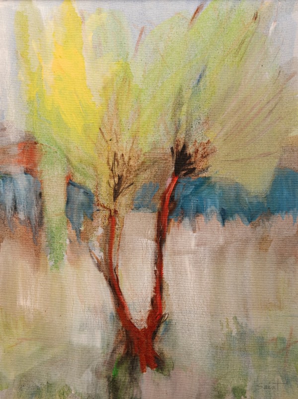 Ann Saint John Hawley, Willow in Spring, 1997