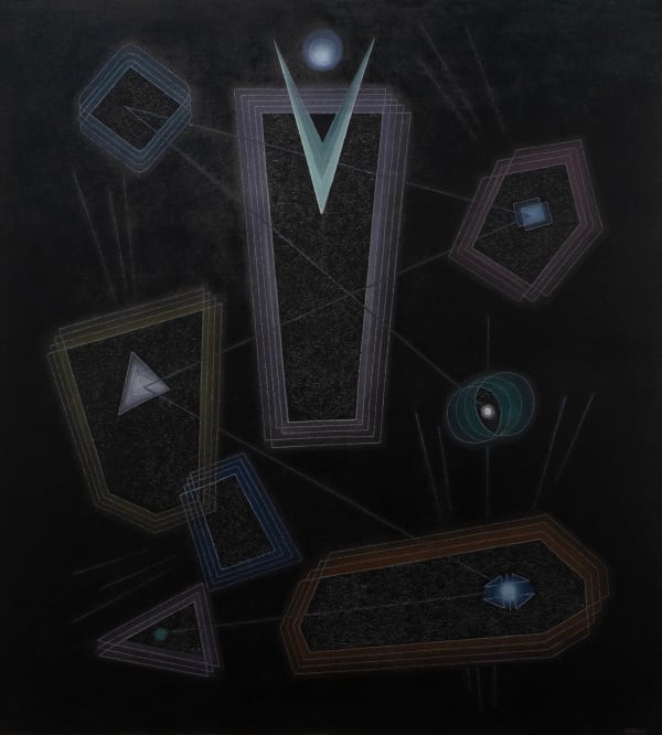 Emil Bisttram, Space Abstraction, 1951