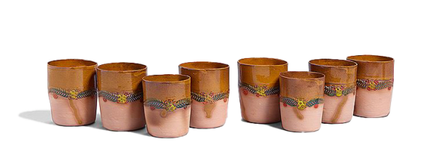 Ken Price, Group of Eight Untitled Cups, 1978-79