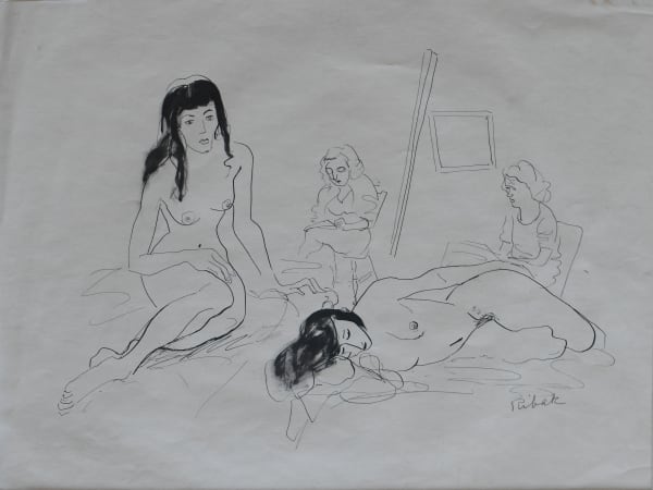 Louis Ribak, Untitled (Figure Study)