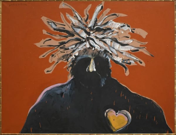 acrylic painting by Fritz Scholder