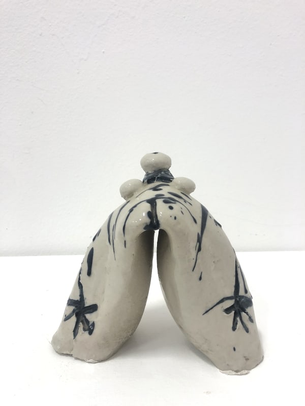 Lee Mullican, Untitled Blue on White, ca. 1988