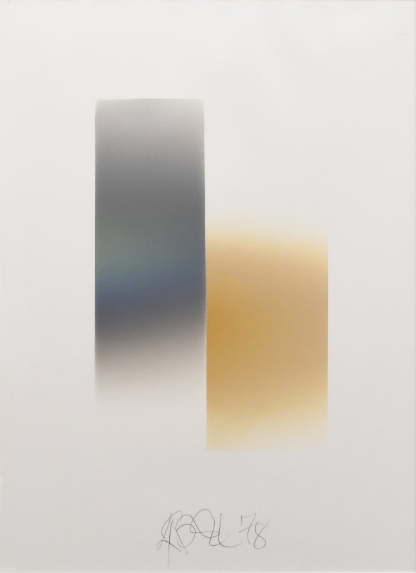 vapor drawing by Larry Bell